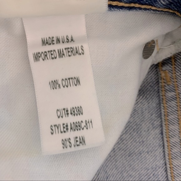 AGOLDE 90s Jeans Cut off Shorts In Fallout - Picture 6 of 11